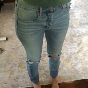 American eagle high rise girlfriend jean
